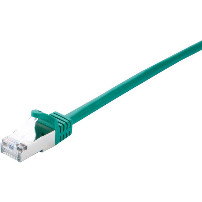 V7, 7Ft Cat6 Green Stp Network,Ethernet Shielded Patch Rj45