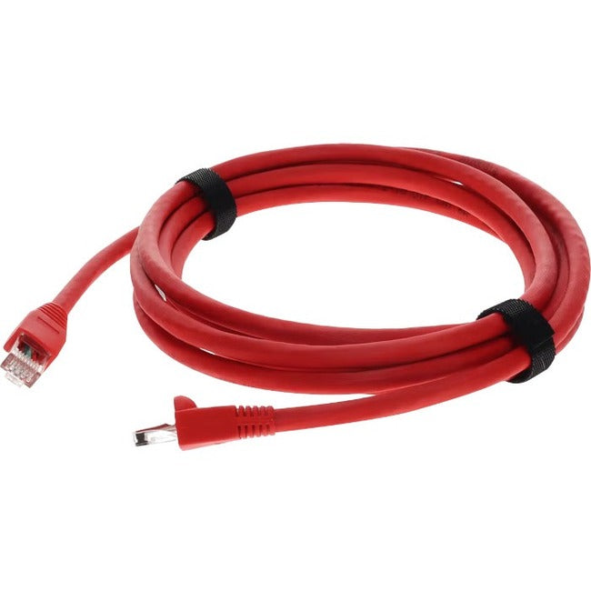 ADDON, 7Ft Cat6A Red Booted Snagless,Rj45 M/M Patch Cbl Pvc Cu