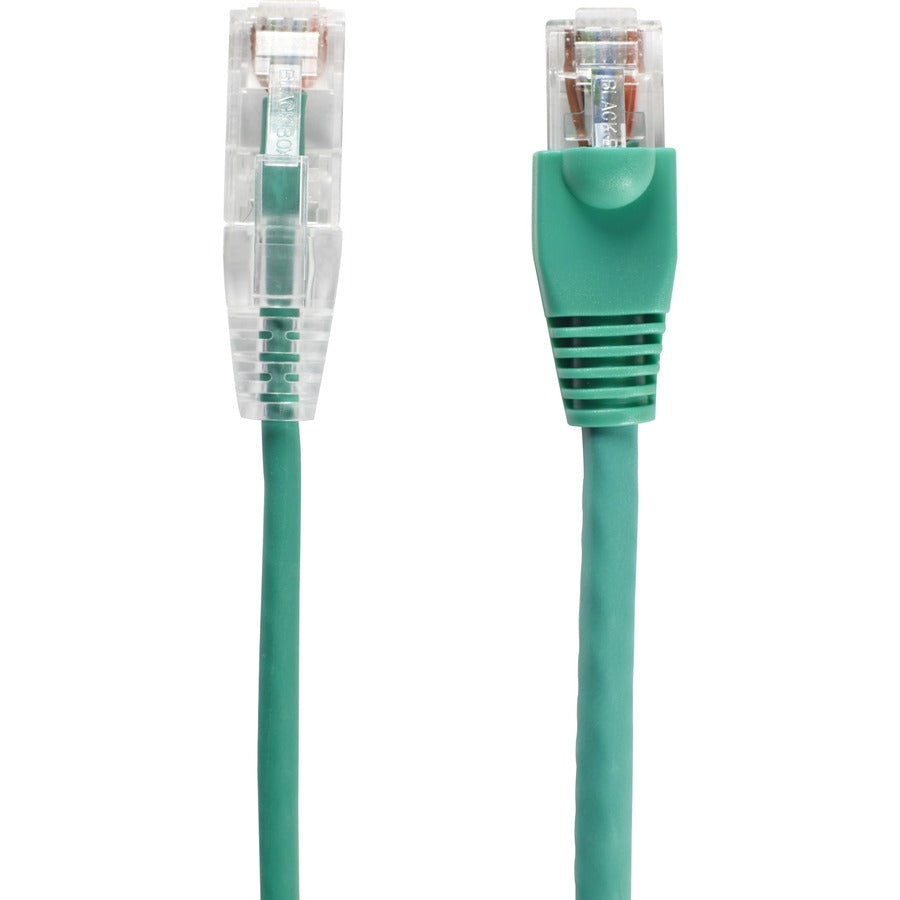 Black Box Corporation, 7Ft Green Cat6A Slim 28Awg Patc,H Cable 500Mhz Utp Cm Snagless