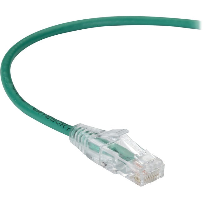 Black Box Corporation, 7Ft Green Cat6A Slim 28Awg Patc,H Cable 500Mhz Utp Cm Snagless