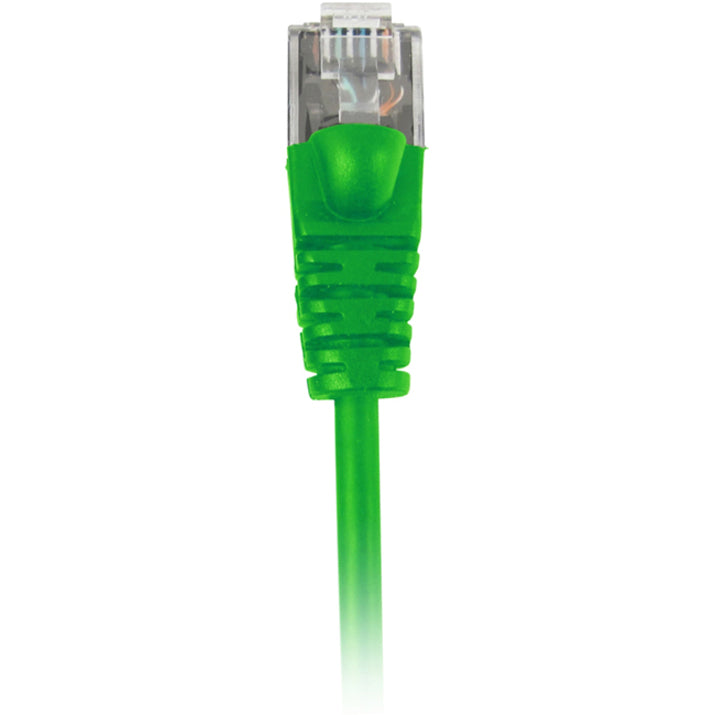 SOCIÉTÉ DE CONNECTIVITÉ GLOBALE, 7Ft Microflex Cat6 Vert,Snagless Patch Garantie à vie