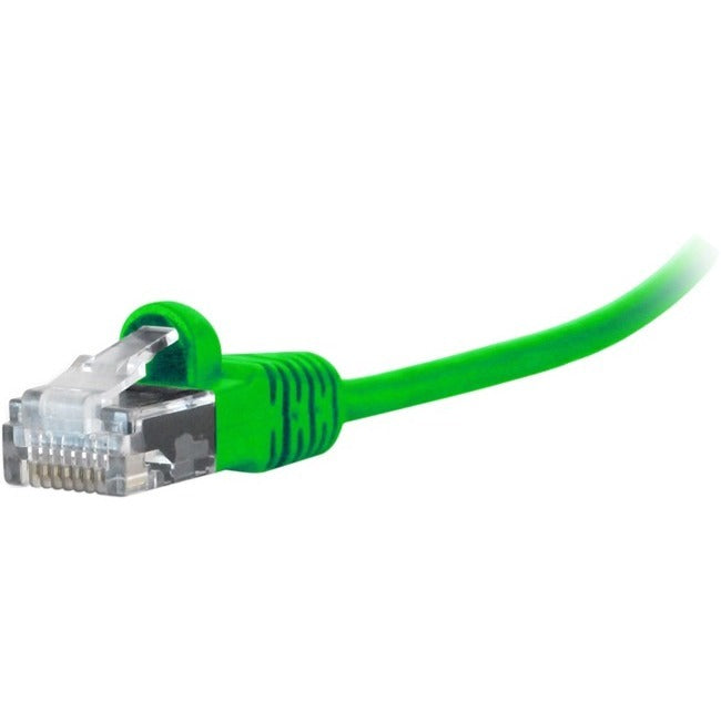 SOCIÉTÉ DE CONNECTIVITÉ GLOBALE, 7Ft Microflex Cat6 Vert,Snagless Patch Garantie à vie