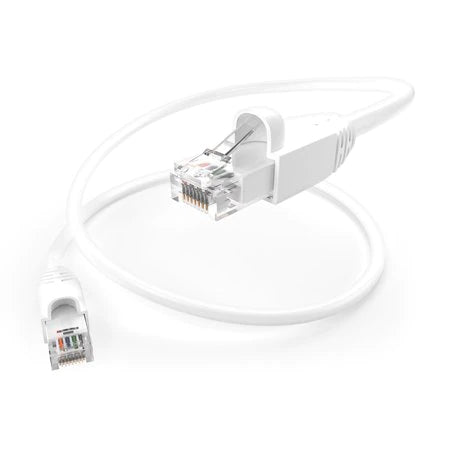 UNC GROUP LLC, 7Ft White Cat6A 10 Gigabit Patch Cable, Utp, Snagless