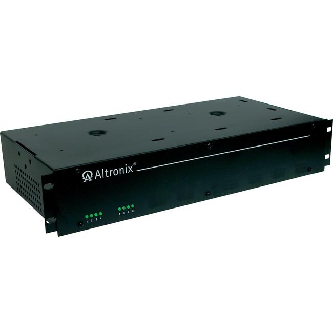 ALTRONIX, 8 Ptc Out Rack Pwr Sply,1U Rack Chassis. Ul/Cul & Ce.