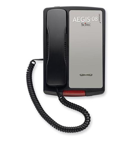 Cetis, 80102 Téléphone de vestibule à ligne unique sans composition AEGIS-LB-08BK