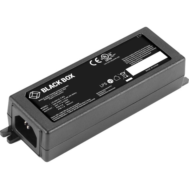 Black Box Corporation, 802.3At 1-Port Poe Injector,