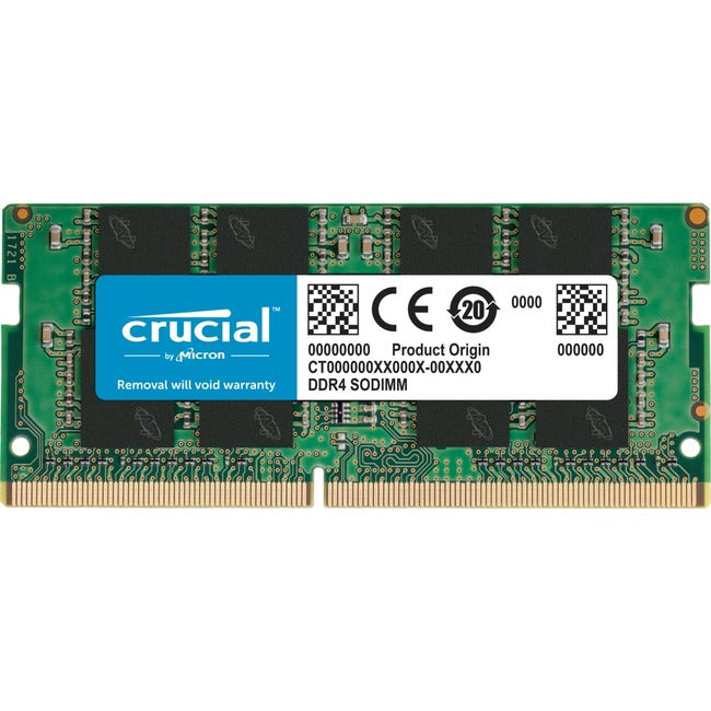 MICRON, 8Gb 260Pin Sodimm Unbuff Dr X8,Sr Ddr4 2400 Mt/S Pc4-19200 Cl17