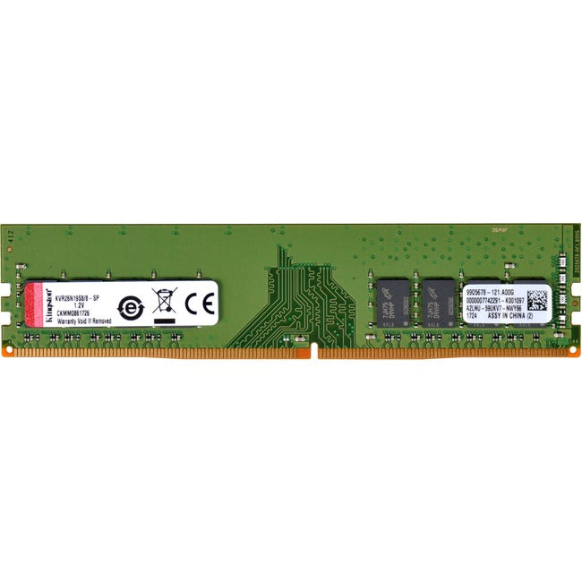 Kingston Technology Company, 8Gb 2666Mhz Ddr4 Non-Ecc Cl19 Dimm 1Rx8