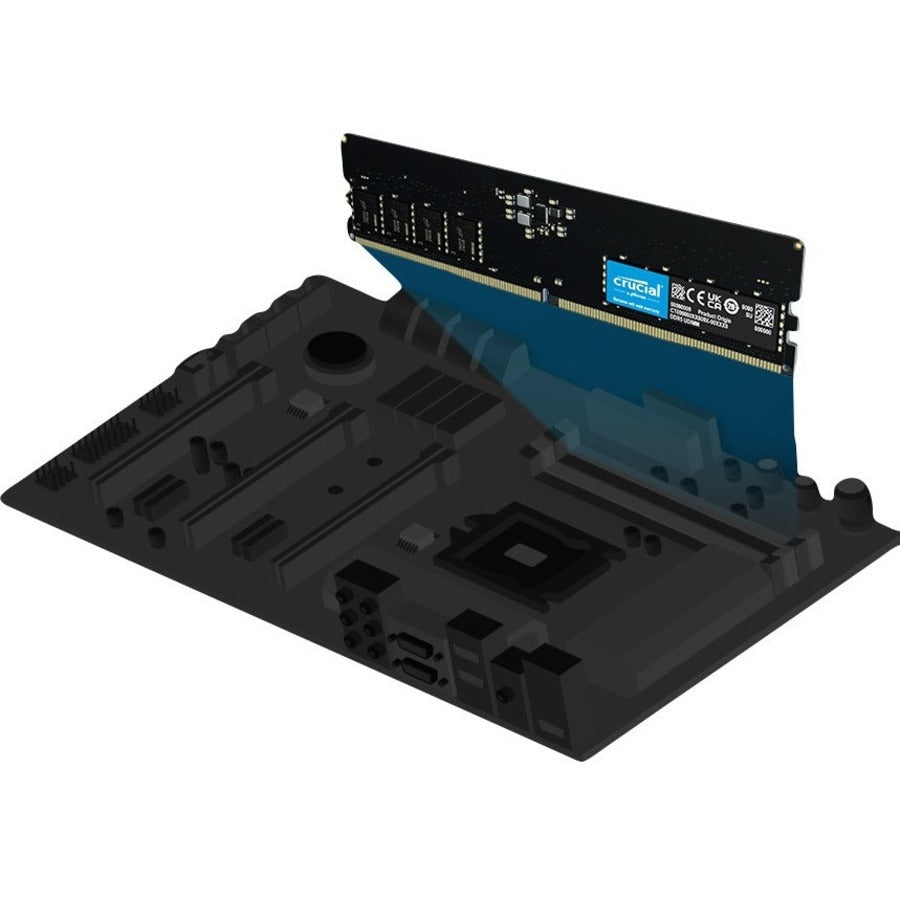 MICRON, 8Gb Ddr5-4800 Udimm Cl40 16Gbit,