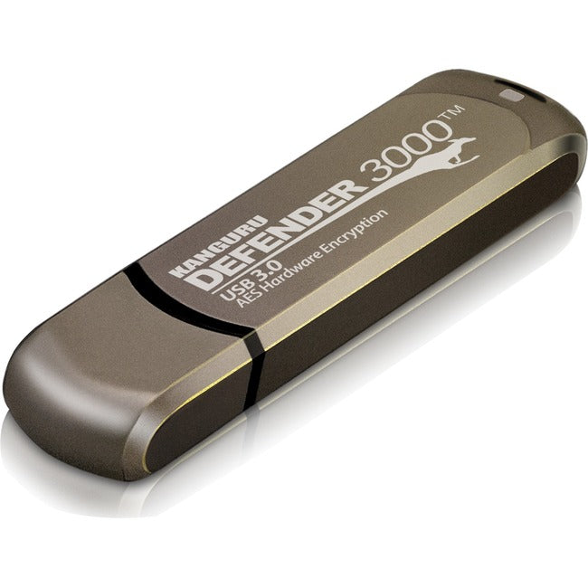 Solutions Kanguru, 8Gb Defender 3000 Flash Drive,Fips 140-2 Encrypted Flash Drive