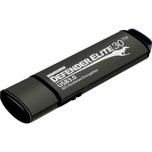 Solutions Kangourou, 8Gb Defender Elite30 Flash Drive,Clé USB 3 Aes Hw cryptée