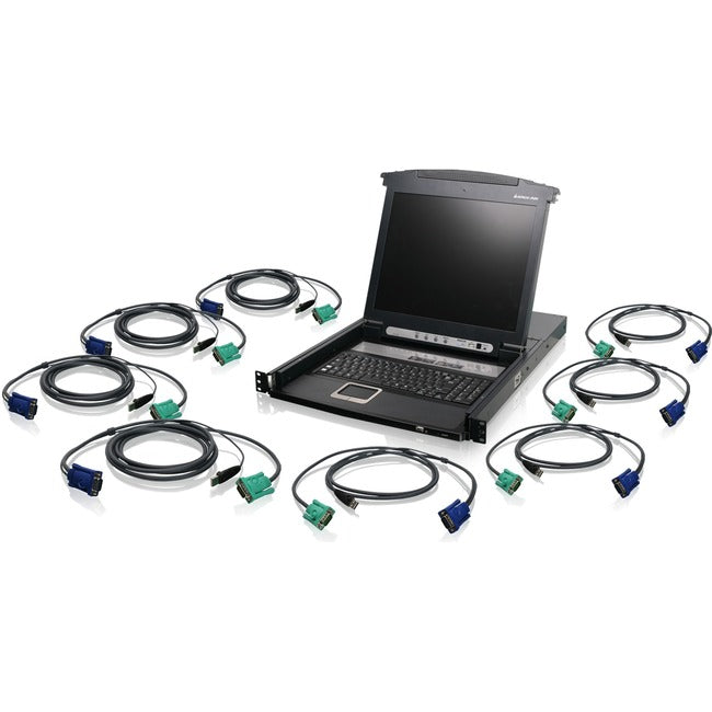 IOGEAR, 8Port 17In Lcd Combo Kvm Switch,W/Cables Taa