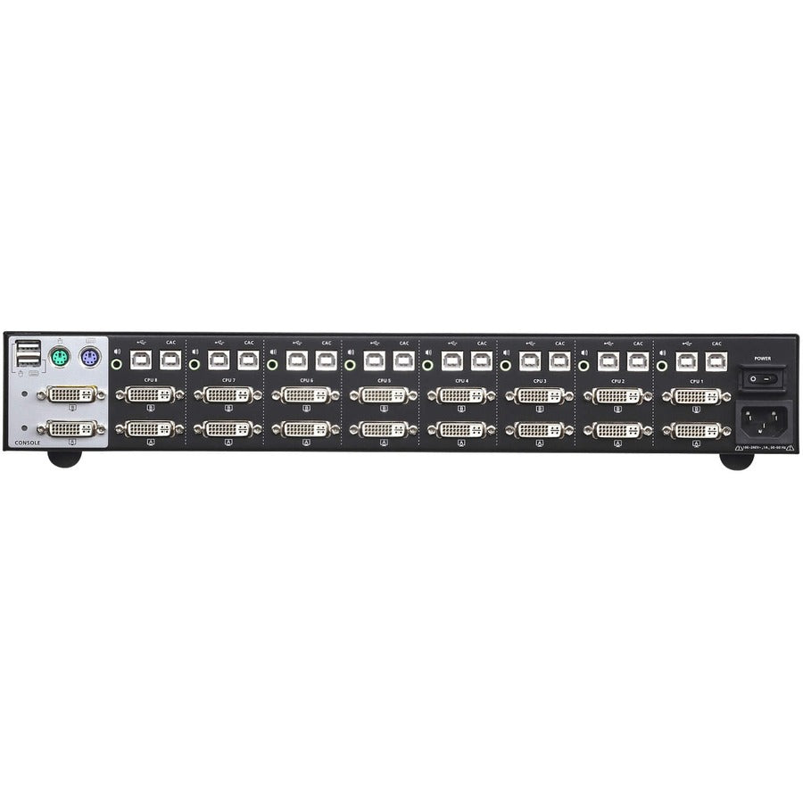 ATEN TECHNOLOGIES, 8Port Dual Display Dp Secure,Kvm With Pp 3 Cs1148D