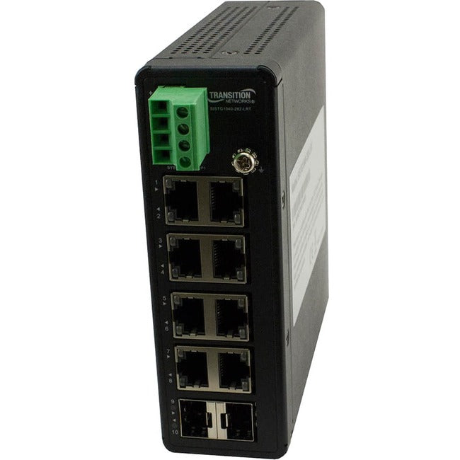 RÉSEAUX DE TRANSITION, 8Port Unmanaged 10/100/1000 Gbe,Hardened Switch