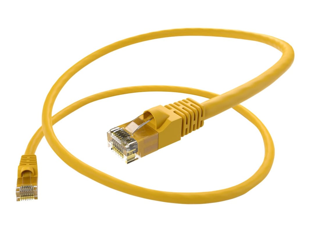 UNC GROUP LLC, 9Ft Yellow Cat5E Patch Cable, Utp Snagless