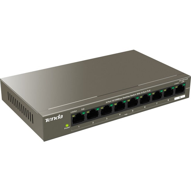 TECHNOLOGIE TENDA, 9Port Fast Unmanged Switch,8Port Poe 9Port Fast Unmanged