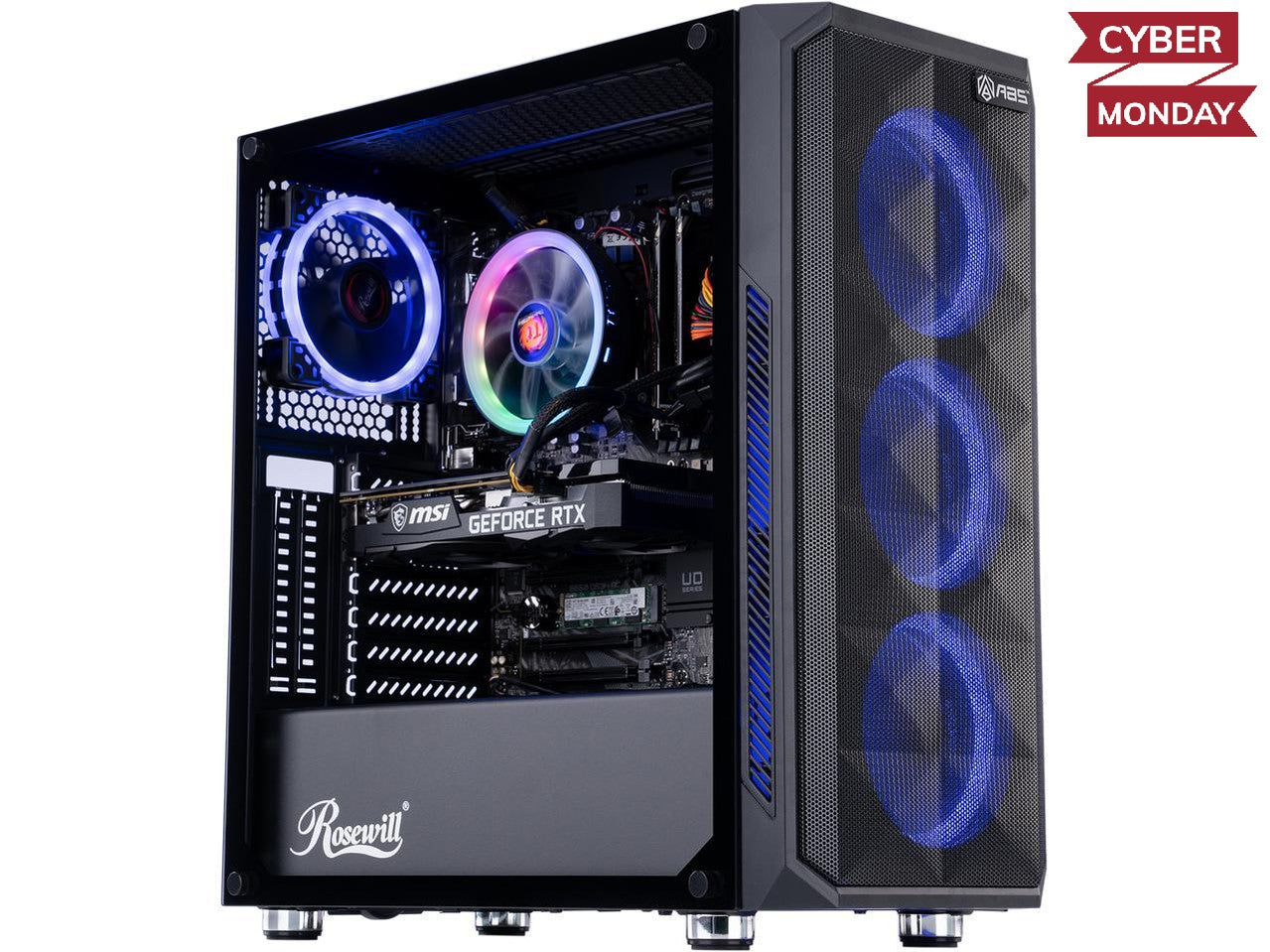 ABS, Abs Master Gaming Pc - Windows 10 Home - Intel I5 11400F - Geforce Rtx 3060 - 16Gb Ddr4 3000Mhz - 512Gb M.2 Nvme Ssd