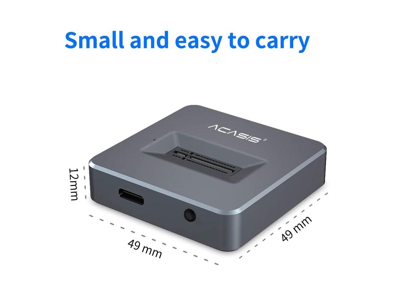 Acasis, Acasis Nvme To Usb Adapter, M.2 Ssd To Type A Card, No Cable Clone, High Performance 10 Gbps Usb 3.1