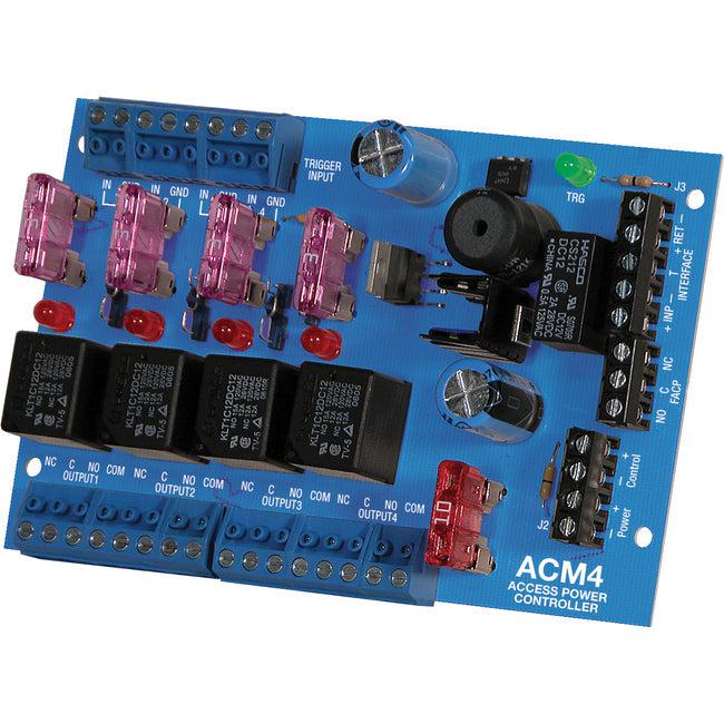 ALTRONIX, Access Dist Mod 4 Fuse Pwr Out,12/24Dc Oper Fai Selectable By Out Acm4