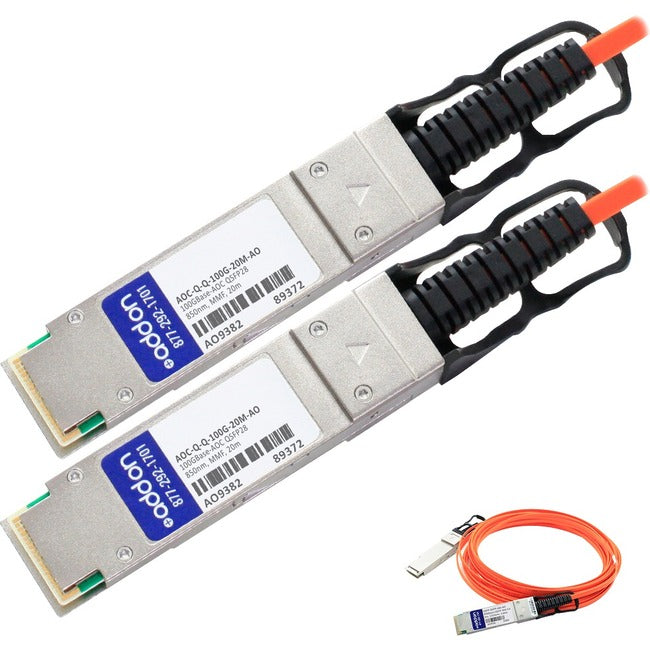 Accortec, Inc, Accortec Qsfp28 Network Cable Aocqq100G20M-Acc