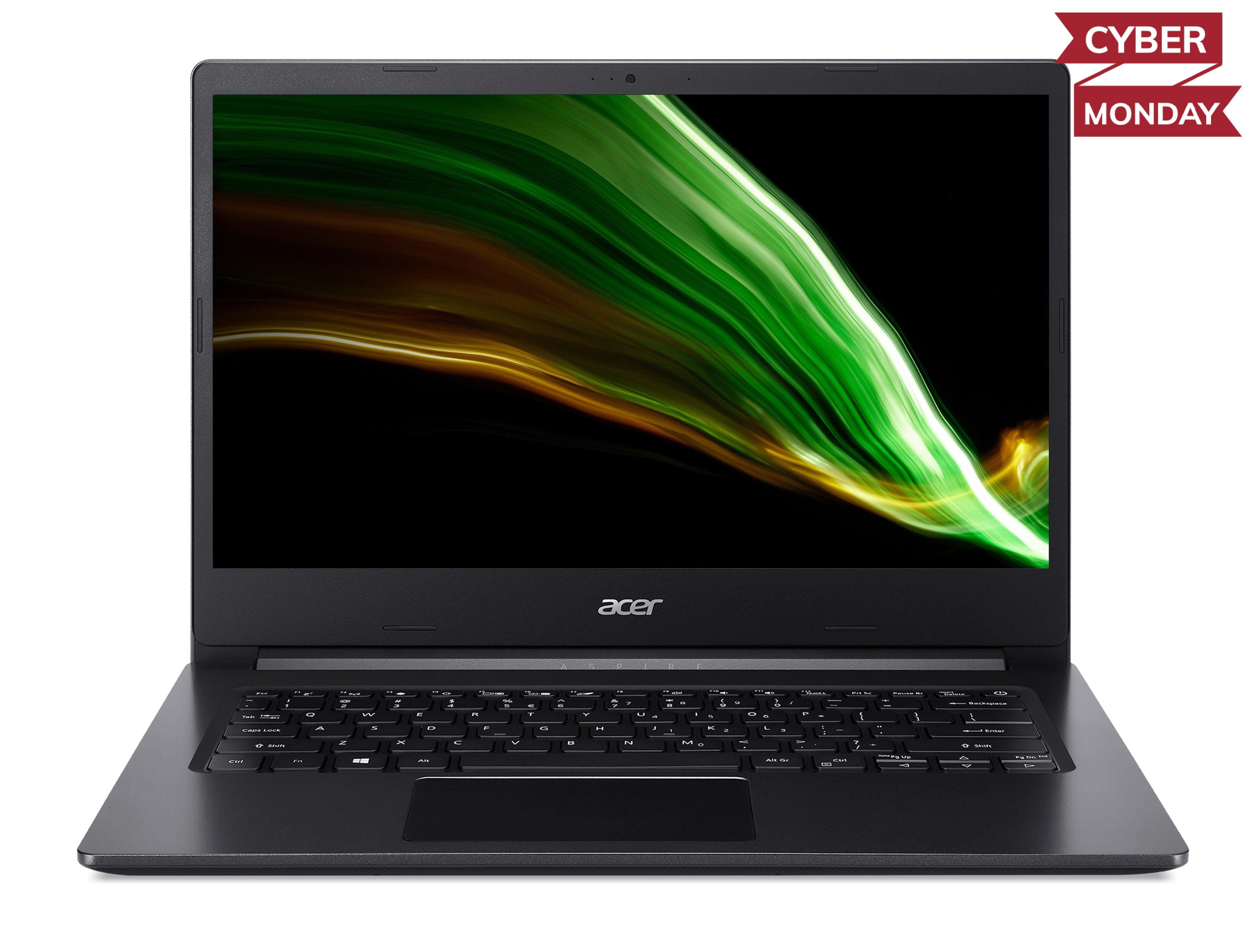 ACER, Acer Aspire 3 A314-22-A21D Ordinateur portable 35,6 cm (14") Full Hd Amd Athlon 4 Go Ddr4-Sdram 128 Go Ssd Wi-Fi 5 (802.11Ac) Windows 10 Home S Noir