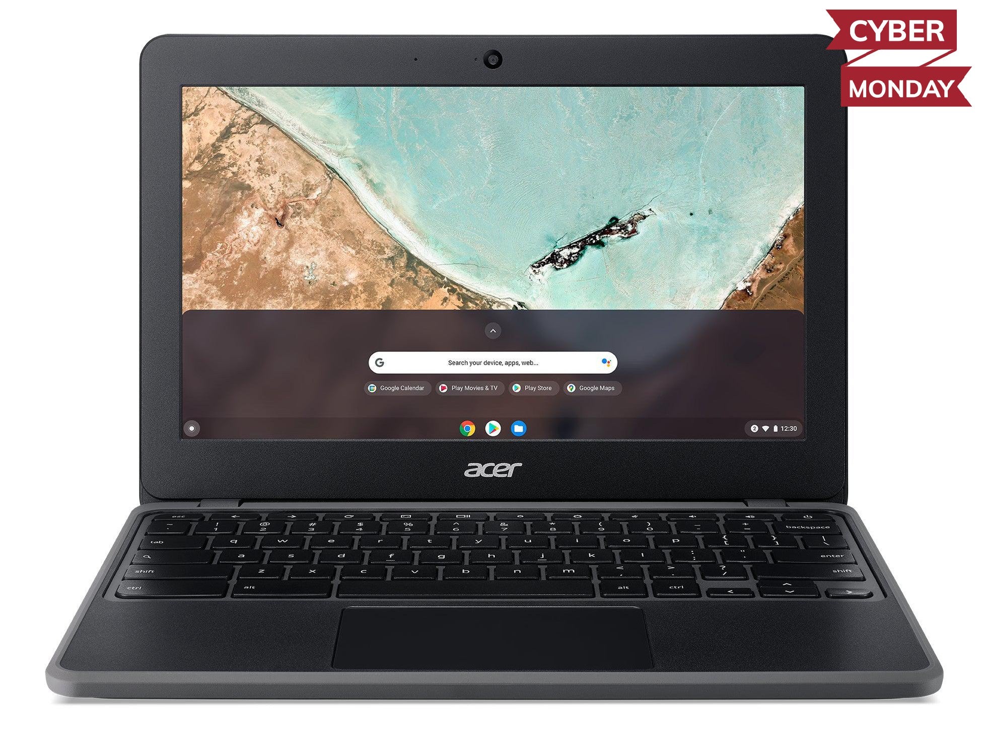 ACER, Acer Chromebook C722-K4Cn 29.5 Cm (11.6") Hd Arm Cortex 4 Gb Lpddr4X-Sdram 32 Gb Flash Wi-Fi 5 (802.11Ac) Chrome Os Noir