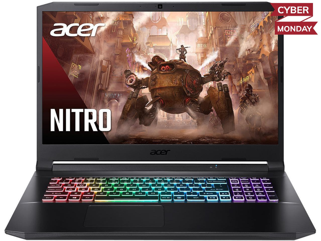 Acer Amérique, Acer Nitro 5 - 17.3" 360 Hz Ips - Amd Ryzen 7 5000 Series 5800H (3.20Ghz) - Nvidia Geforce Rtx