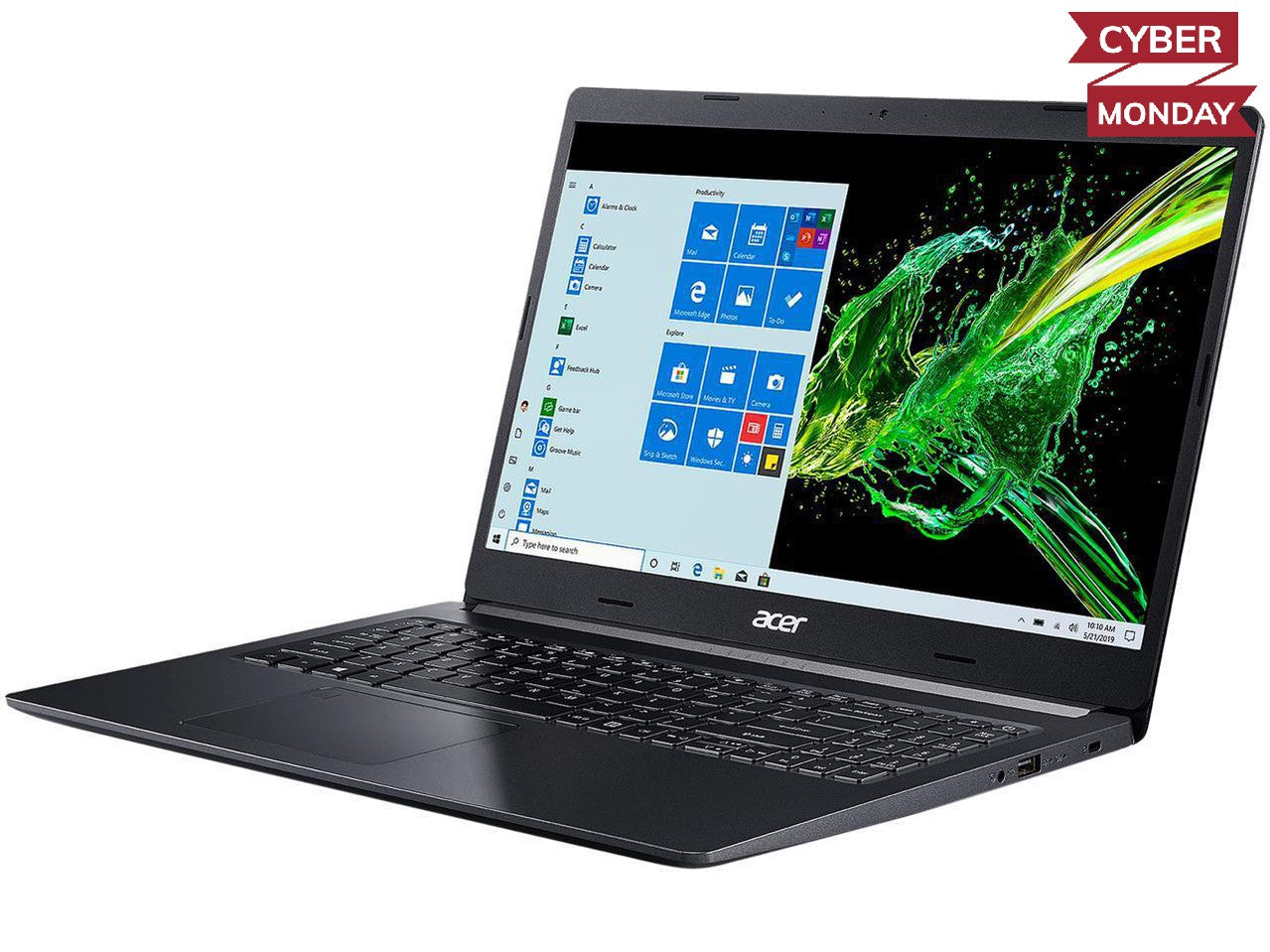 Acer Amérique, Acer Ordinateur portable Aspire 5 A515-55T-5887 Intel Core I5 10Th Gen 1035G1 (1.00Ghz) 8 Gb Memory 512 Gb Ssd