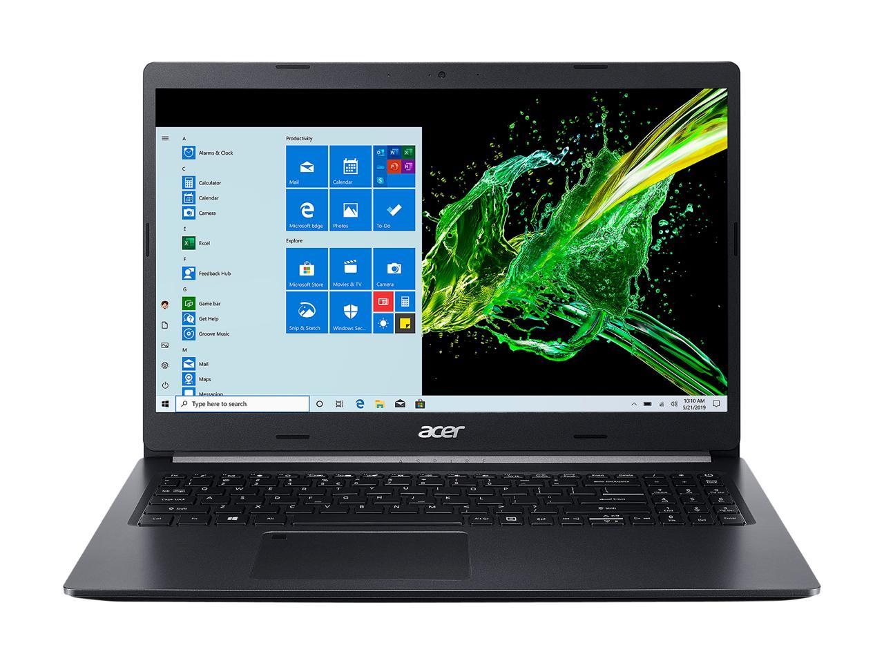 Acer Amérique, Acer Ordinateur portable Aspire 5 A515-55T-5887 Intel Core I5 10Th Gen 1035G1 (1.00Ghz) 8 Gb Memory 512 Gb Ssd