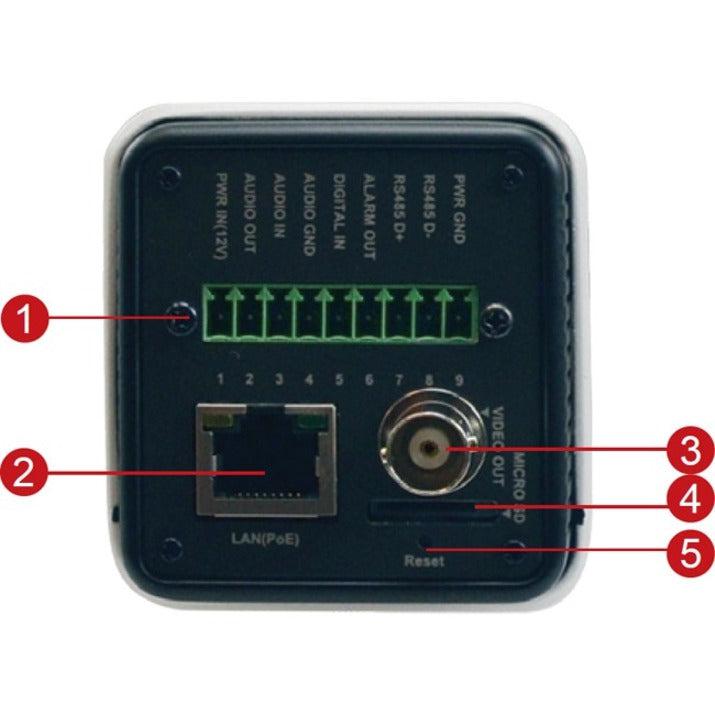 ACTi, Acti A21 Caméra de sécurité Ip Caméra de sécurité intérieure Box 2048 X 1536 Pixels Plafond/Mur/Poteau