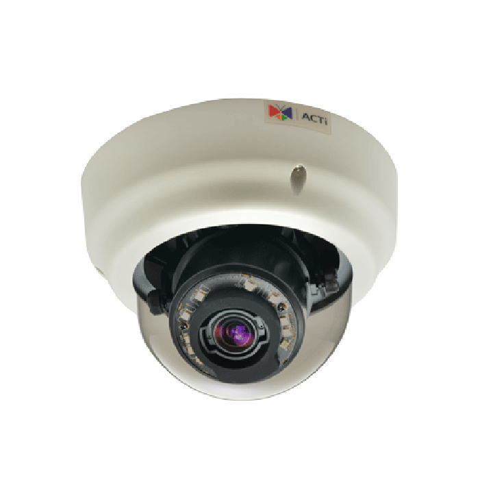 ACTi, Acti B61 5Mp 3X Indoor Adaptive Ir Network Vandal Dome