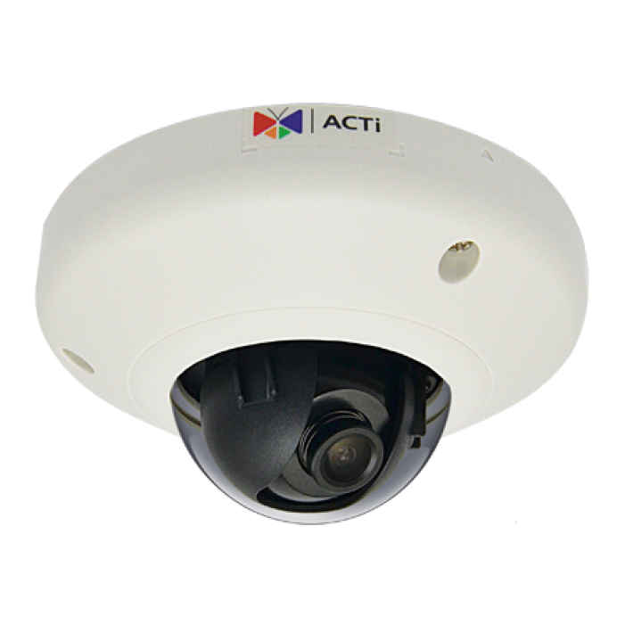 ACTi, Acti E93 5Mp Full Hd Indoor Wdr Ip Mini Vandal Dome, 1.9Mm