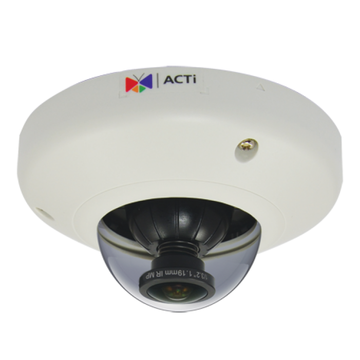 ACTi, Acti E96 5Mp 360-Degree Ip Fisheye Vandal Dome, 1.19Mm