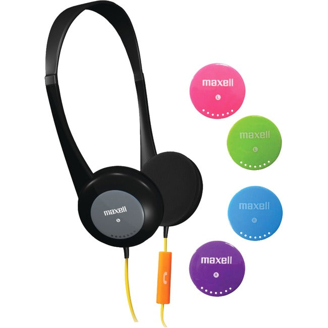 MAXELL, Actionkids Casque Micro Kfithp,Limitation de Volume Capuchon Changeable Oct