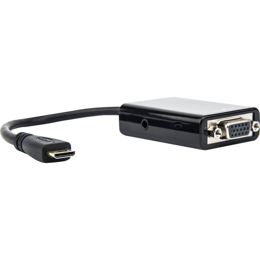 ROCSTOR, Adaptateur 6In Mini Hdmi Vers Vga,Mâle Vers Vga Femelle Noir