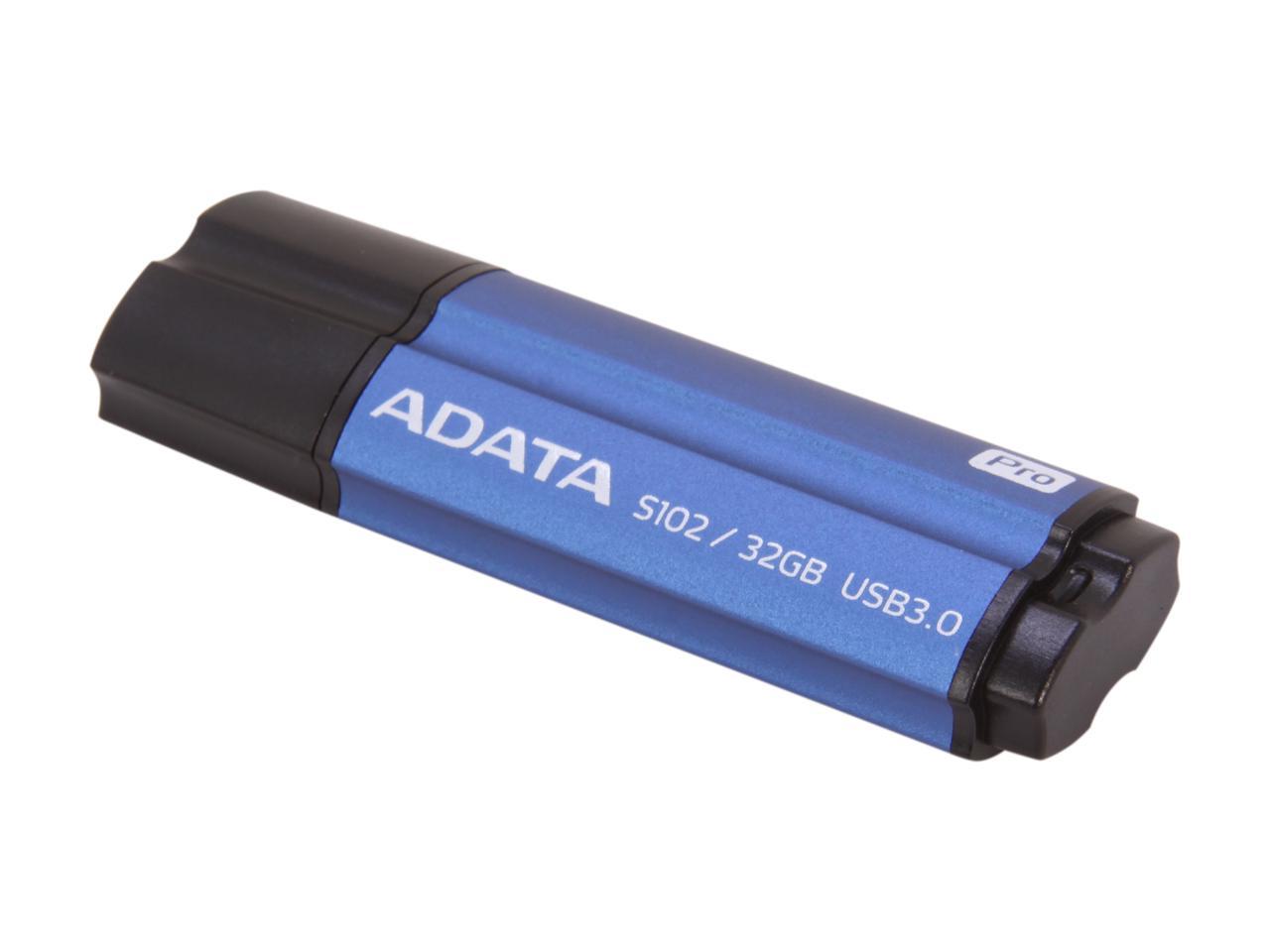 ADATA, Adata 128Gb S102 Pro Advanced Usb 3.0 Flash Drive, Vitesse Jusqu'à 100Mb/S (As102P-128G-Rgy)