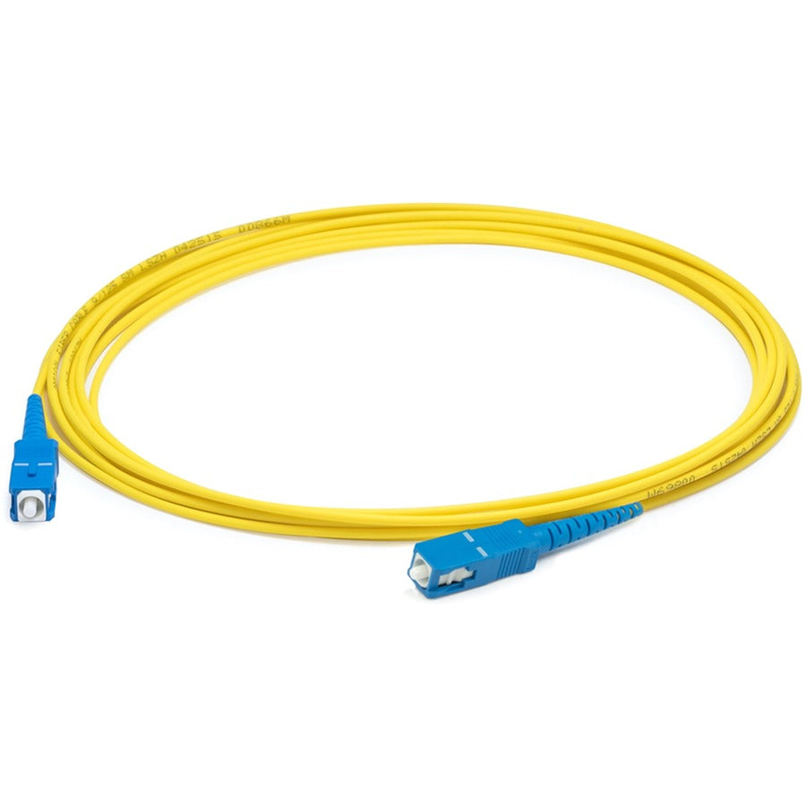 ADDON, AddOn 28m SC (Male) to SC (Male) Straight Yellow OS2 Simplex Plenum Fiber Patch Cable