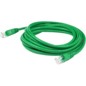 ADDON, AddOn Câble de raccordement droit RJ-45 (mâle) à RJ-45 (mâle) vert Cat6 UTP en cuivre PVC de 4,5 pieds