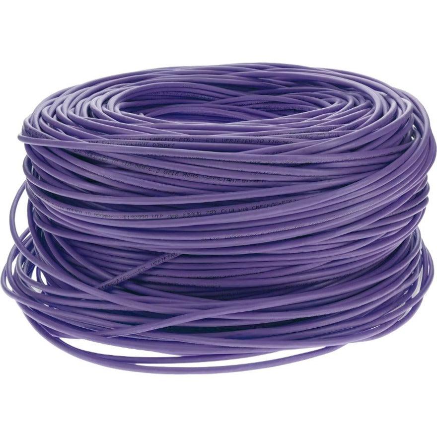 ADDON, AddOn Câble de raccordement en cuivre STP PVC Cat6 violet de 1 000 pieds non terminés