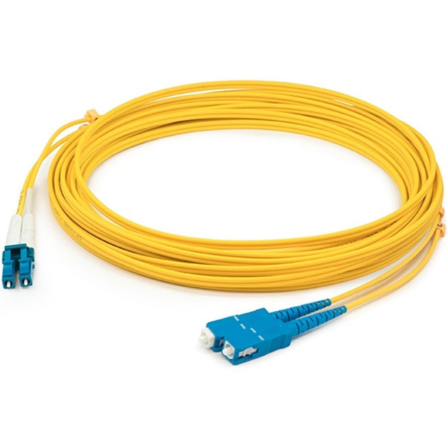 ADD-ON, Addon 1.5M Lc (Male) To Sc (Male) Os2 Straight Yellow Duplex Fiber Ofnr (Riser-R)