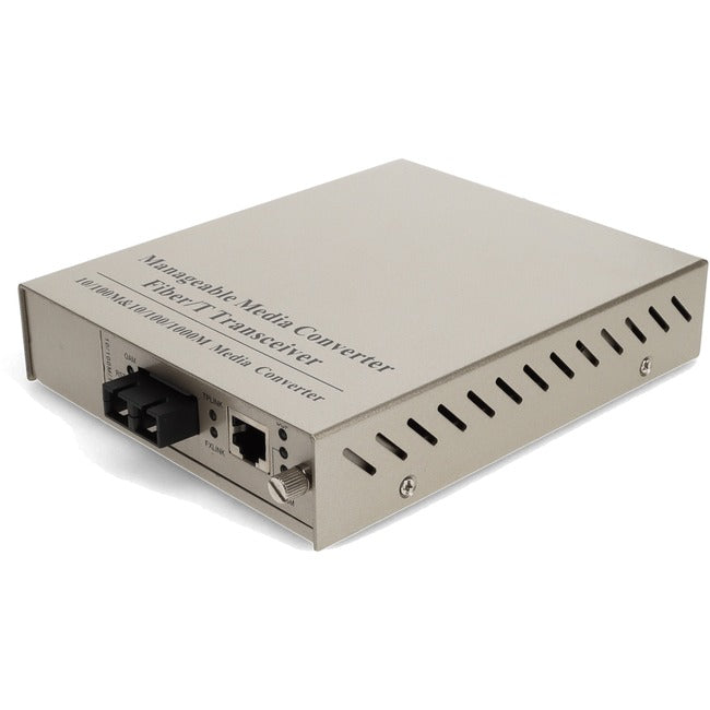 ADDON, Addon 10/100/1000Base-Tx(Rj-45) To 1000Base-Lx(Sc) Smf 1310Nm 20Km Managed Media Converter