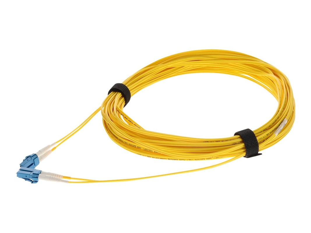 ADD-ON, Addon 13M Lc (Male) To Lc (Male) Straight Yellow Os2 Duplex Ofnr (Riser-Rated) Fiber Patch Cable