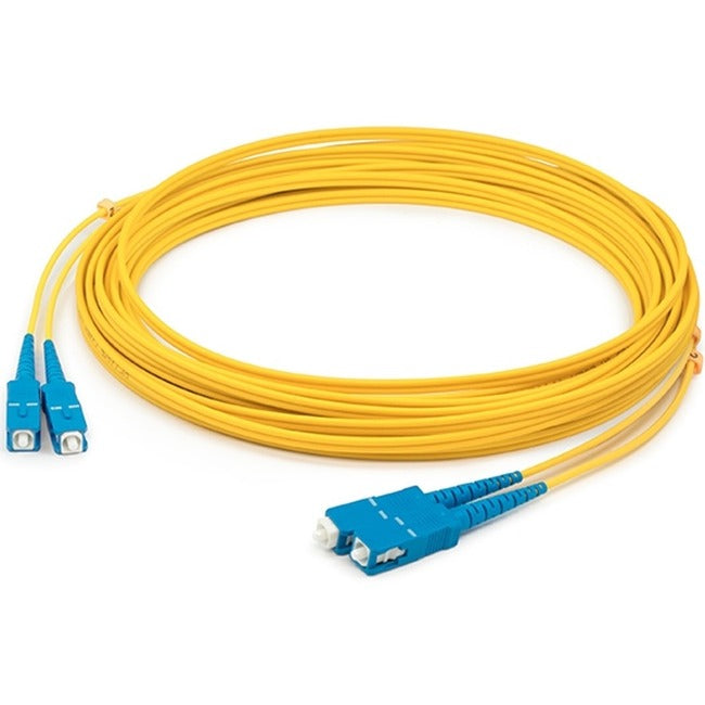 ADDON, Addon 25M Sc (Male) To Sc (Male) Yellow Os2 Duplex Fiber Ofnr (Riser-Rated) Patch Cable