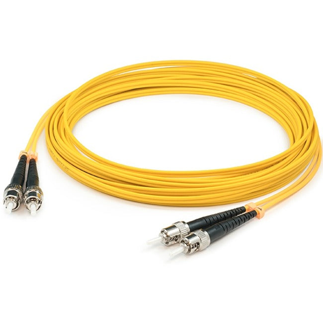 ADD-ON, Addon 7M St (Male) To St (Male) Os2 Straight Yellow Duplex Fiber Ofnr (Riser-Rat) Patch Cable