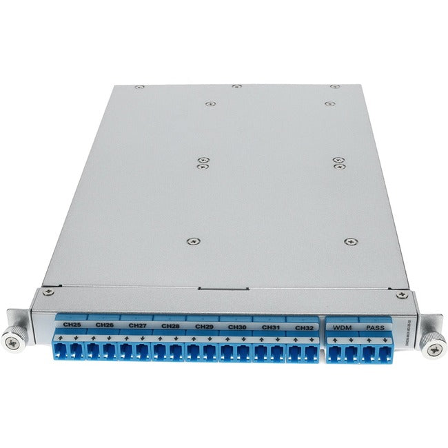 ADDON, Addon 8 Channel Dwdm Mux Cartridge, Channels 25, 26, 27, 28, 29, 30, 31 and 32, With Pass Ports. Duplex Lc