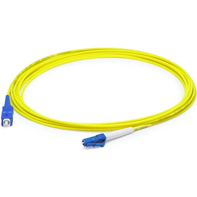 ADDON, Addon 93M Lc (Male) To Sc (Male) Straight Yellow Os2 Simplex Plenum Fiber Patch Cable