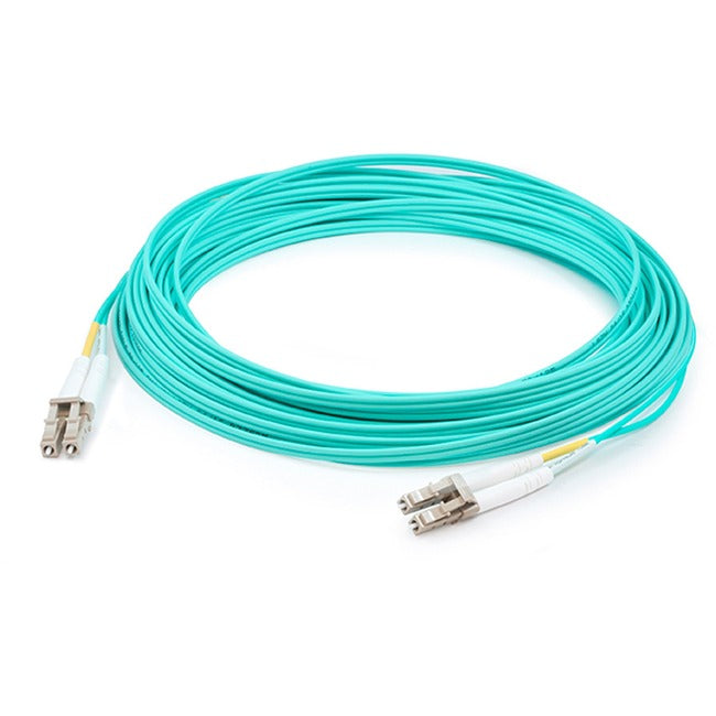 ADDON, Addon 94M Lc (Male) To Lc (Male) Straight Aqua Om4 Duplex Plenum Fiber Patch Cable