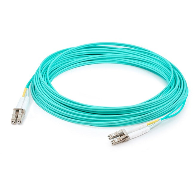 ADDON, Addon 97M Lc (Male) To Lc (Male) Straight Aqua Om4 Duplex Lszh Fiber Patch Cable