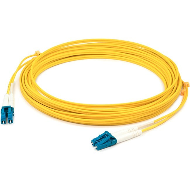 ADDON, Addon 97M Lc (Male) To Lc (Male) Straight Yellow Os2 Duplex Lszh Fiber Patch Cable