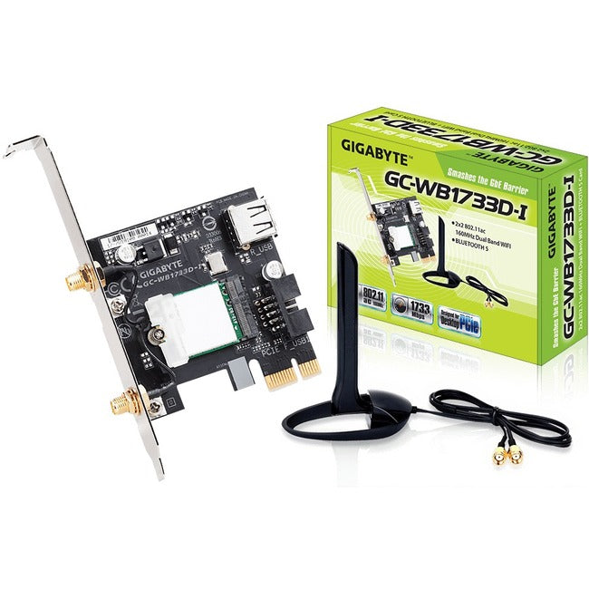 GIGABYTE, Ajouter une carte Wifi Bluetooth, Wi-Fi 5 2X2 Ac / Bt Pcie X1 Slot